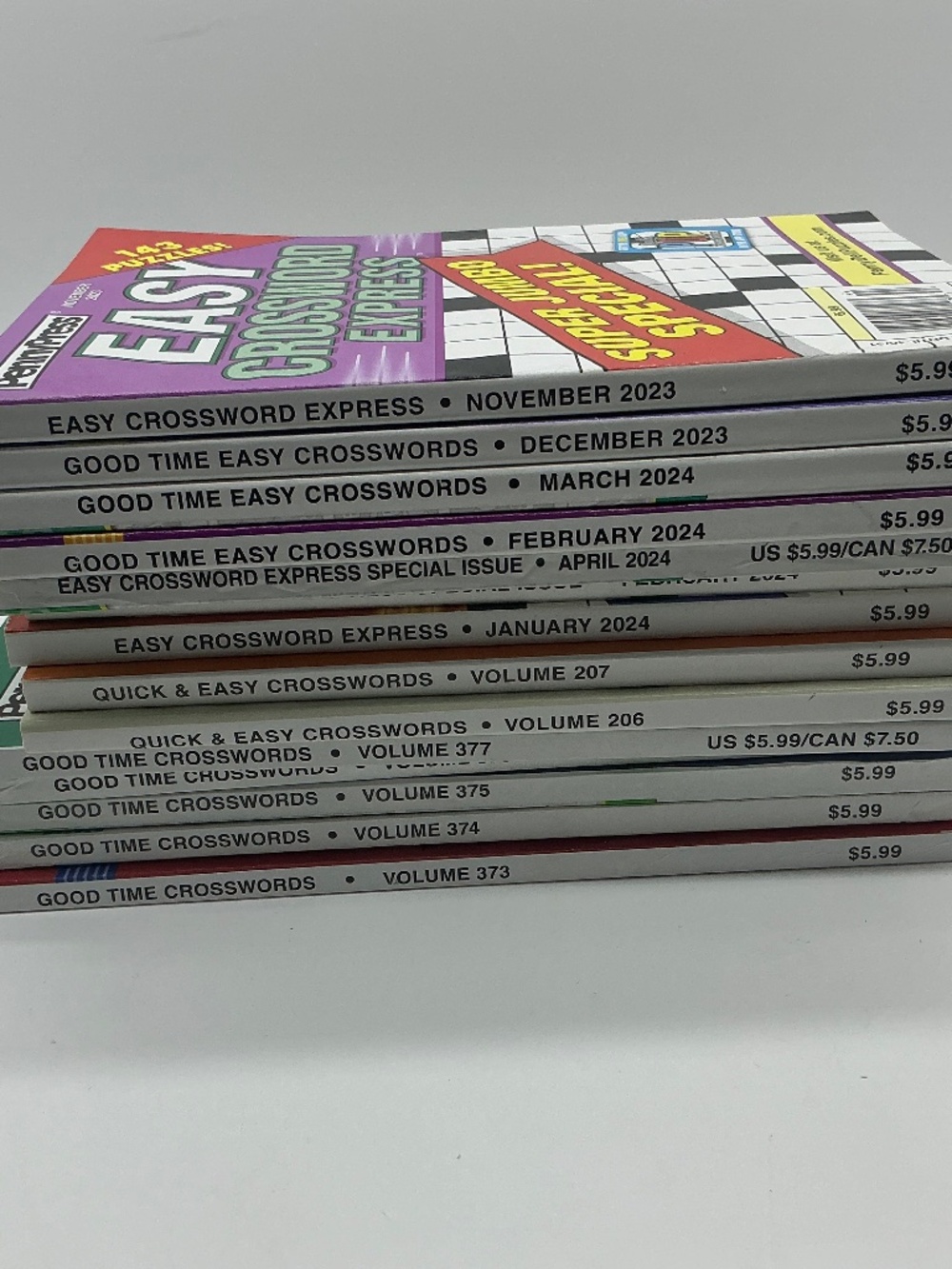 Lot of 14 Penny Press Crossword Puzzle Magazines